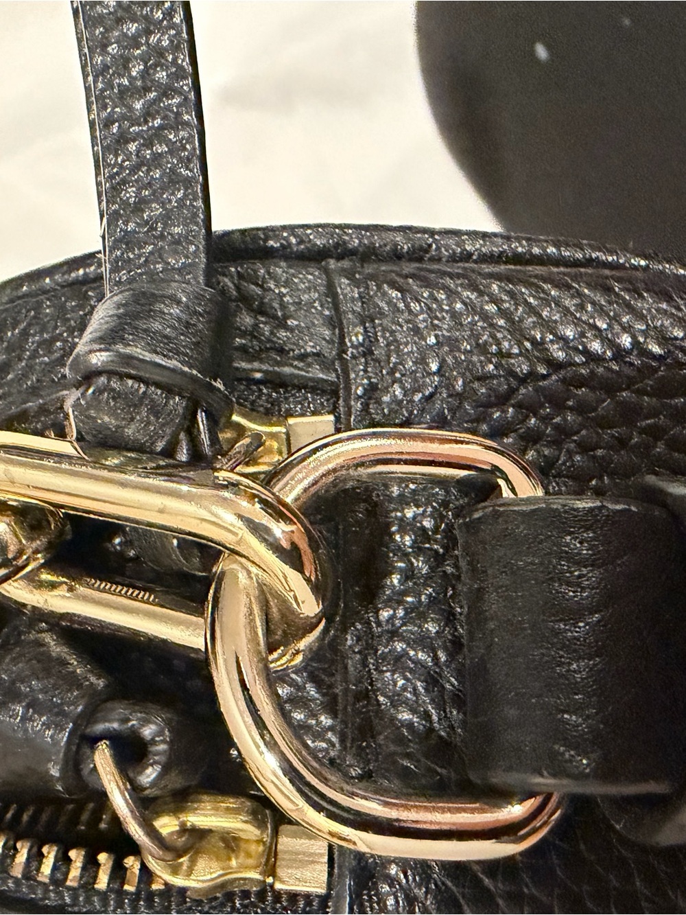 kate spade Black Pebbled Leather Crossbody with Gold Hardware - Picture 7 of 9